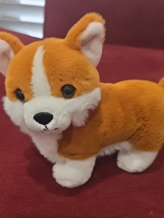 American Girl Lila Monetti Corgi Puppy Plush Dog Tan White Toy 6