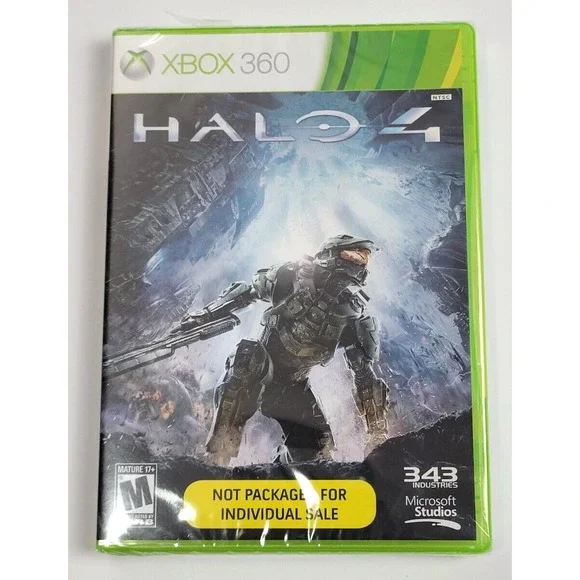 HALO 4 - X-BOX 360 - FACTORY SEALED! SMALL TEAR‎ IN SEAL