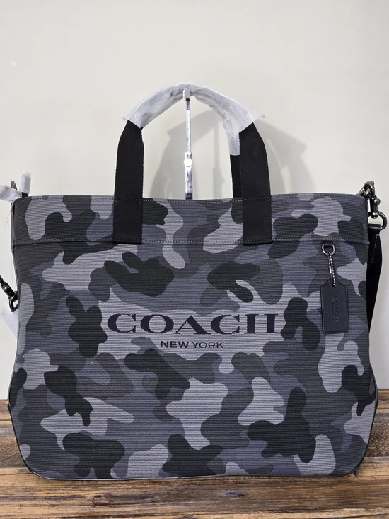 Coach Tote 38 In Camo Print