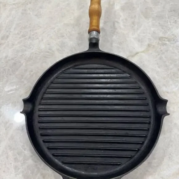 Vintage Ronneby Bruk Maestro Cast Iron Grill Pan