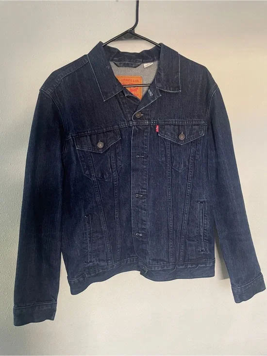 Levi's Men's Dark Blue Denim Trucker Jacket