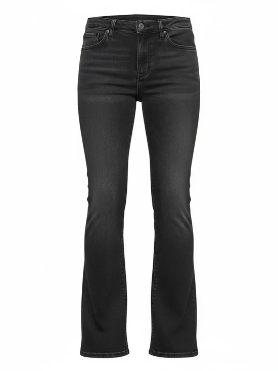 Men’s Black Slim Bootcut Jeans