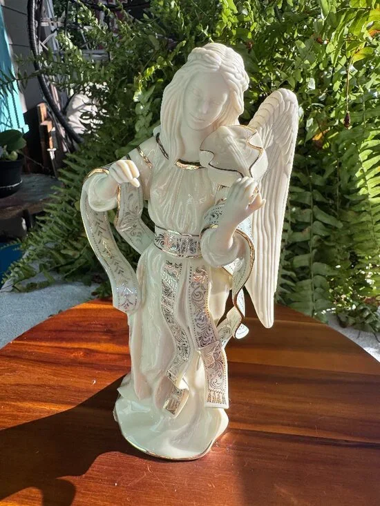 Vintage Lenox Fine Porcelain Baroque Angel Figurine