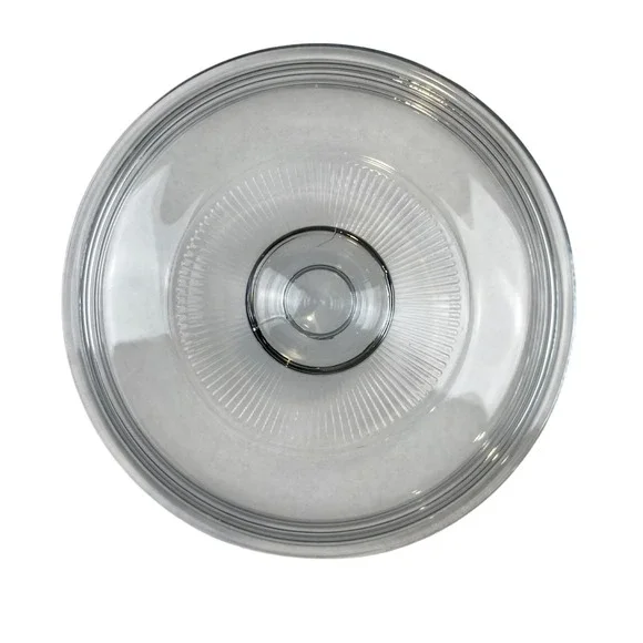 Vintage Pyrex G5C 20 Glass Lid Clear Sunburst Pattern 7.25 Inch Replacement