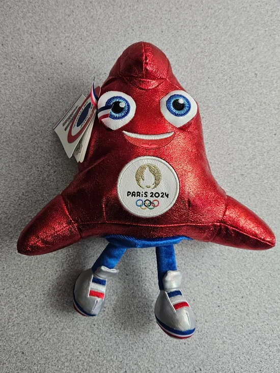 Paris 2024 Red Star Plush Kids Swim Toy