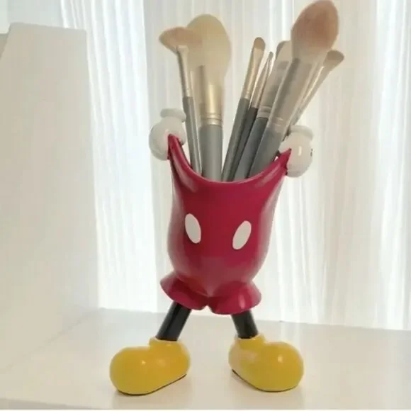 Mickey Mouse Pants Gloves Pen Pencils Brush Holder