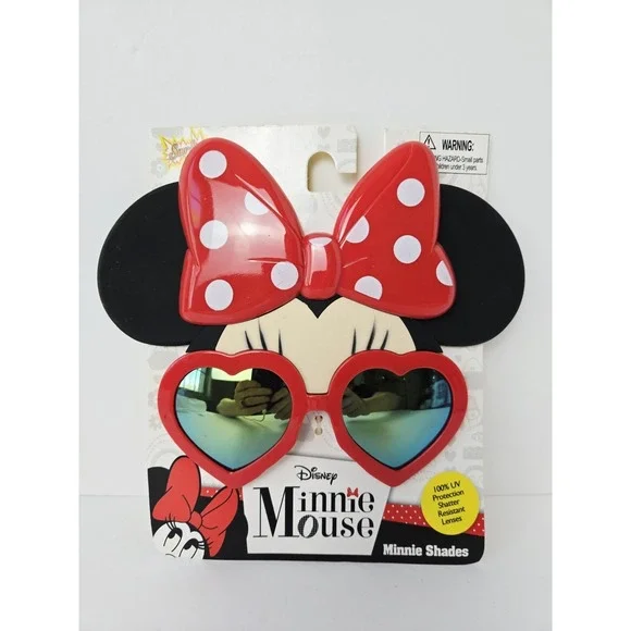 Sun-Staches Minnie Mouse Sunglasses ‎ Disney Costume Accessory New Kids