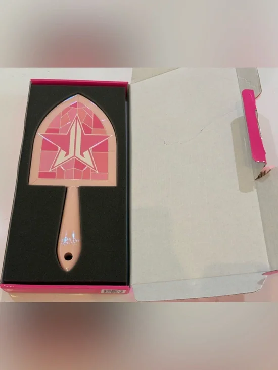 JEFFREE STAR COSMETICS - STAIN GLASS WINDOW STYLE - HAND MIRROR NEW NIB