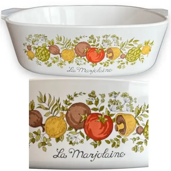 Vintage Corning‎ Ware Spice of Life La Marjolaine A-2-B Casserole