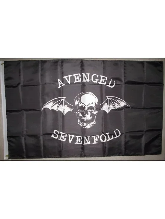 Avenged Sevenfold Banner Flag 3x5 Heavy Metal Band Fan Man Cave CD Record - G