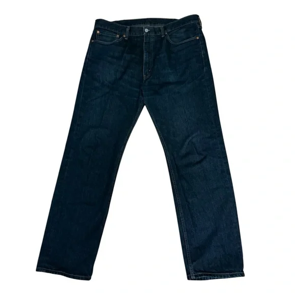 Classic Deep Blue Straight Men's Jeans