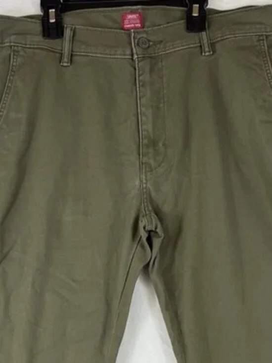 Levis XX Chino Standard Taper Pants 34x30 Green