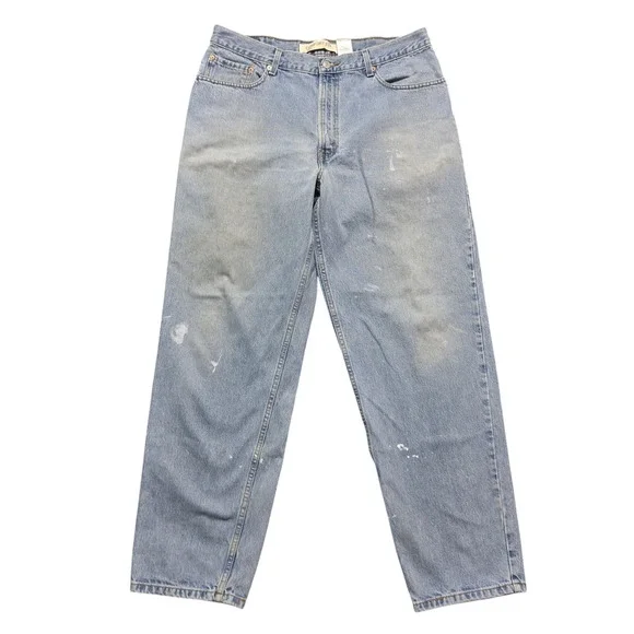 Grunge Skate Distressed Comfort Fit Jeans Mens 38x34 Light Wash Levi's 560