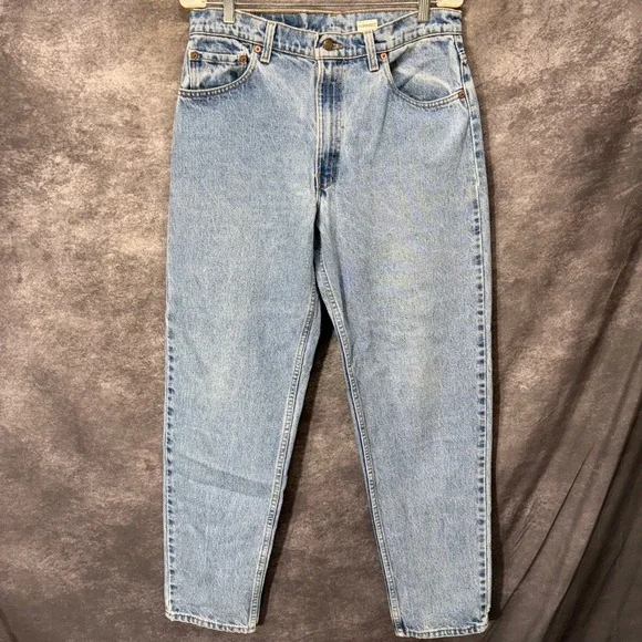 Vintage Levis 550 Relaxed Fit Tapered Leg Jeans Mens 34x32 Made in USA Faded