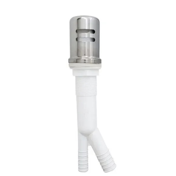 Westbrass D200-1-20 Brass Dishwasher Air Gap Stainless Steel Skirted New