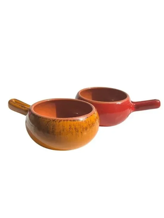 Two De Silva Terre D'Umbria Made in italy Chili or Soup Bowls ca 1960s -80s