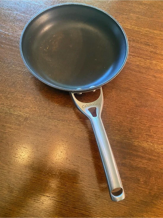Calphalon 10” Nonstick Omelette Fry Pan Skillet Hard Anodized Aluminum 1390 EUC