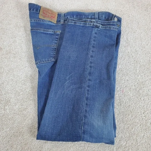 LEVIS 501 Men's Blue‎ Jeans 36X30 ACTUAL MEASURE 36X29.5 Straight Button Fly Y2K
