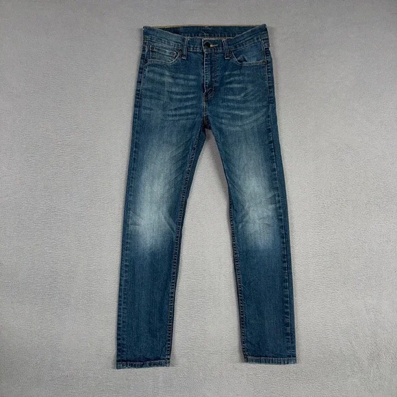 Levis Jeans Mens 30x30 (Fits 29x28) Blue 510 Skinny Stretch Denim Cowboy Western
