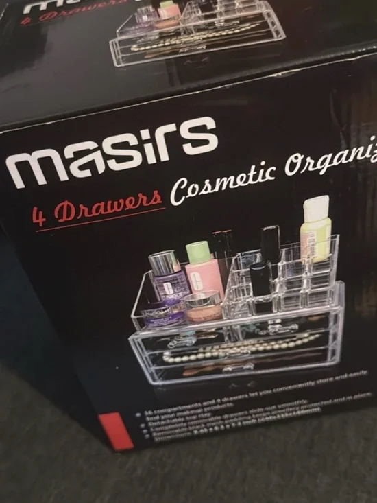 Clear Acrylic Cosmetic Organizer - Clear