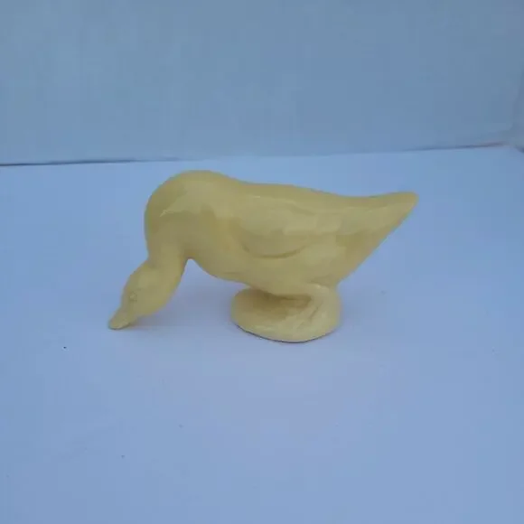 Vtg Ceramic Yellow Goose/Duck 2.5