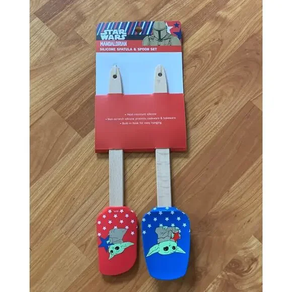Star Wars The Mandalorian Silicone‎ Spatula & Spoon Set