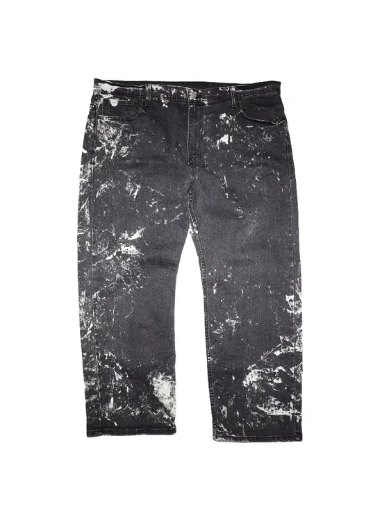 Levi's 569 Bleach Denim Baggy Jeans