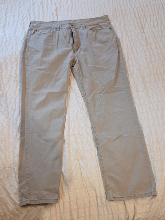 Levi's Light Khaki Straight Leg Chinos