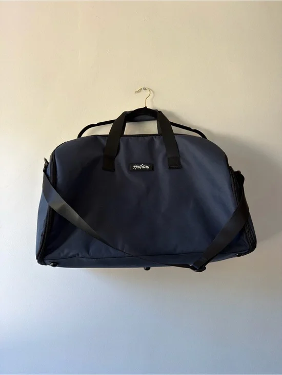 Halfday Garment Duffel Bag Navy Blue 2-in-1 Travel Bag Garment Bag Duffel 45L