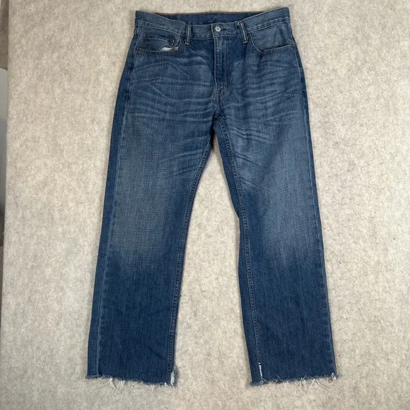 Levis 559 Jeans Men 34x32 Blue Loose Straight‎ Skater Baggy Grunge Distressed