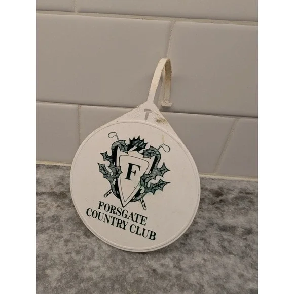 Vintage Forsgate Country Club New Jersey‎ Golf Bag Luggage Tag