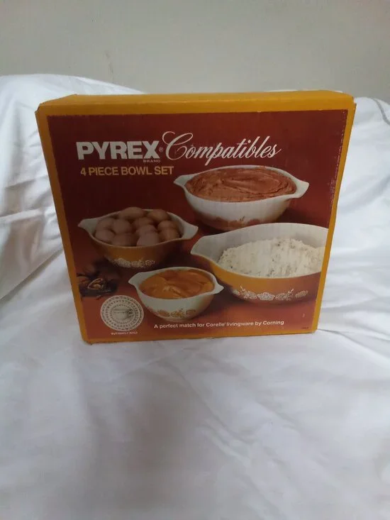 Pyrex Compatibles, Butterfly Gold