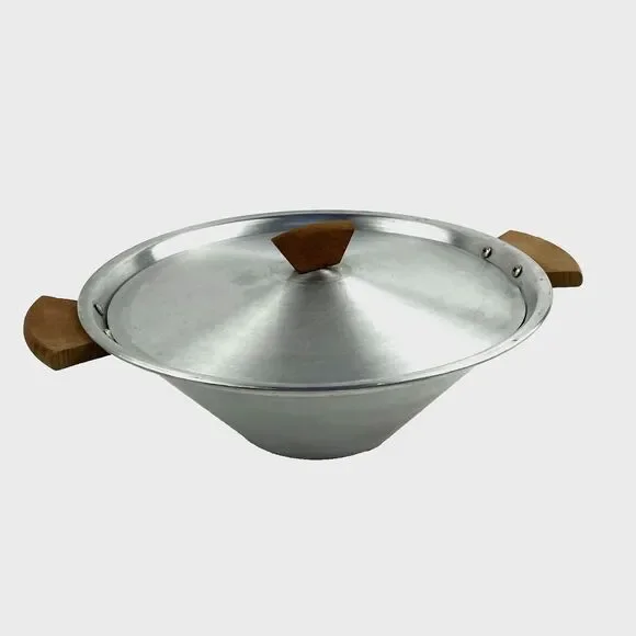 Atom Popcorn Popper Stovetop Aluminum 2.5 Quarts