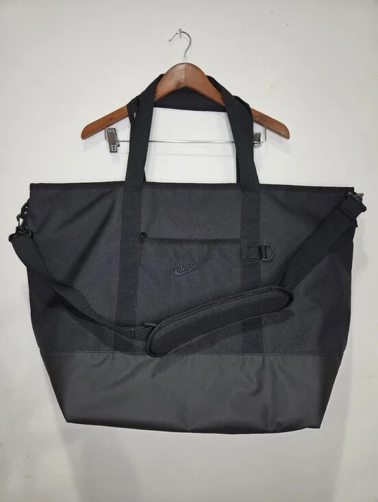 Nike Heritage Eugene Large Black Travel Tote Bag 63L