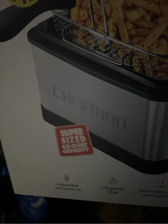 Silver & Black Deep Fryer - 4.5-Quart Capacity