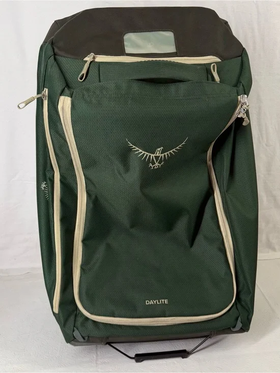 E1 Osprey Daylite Wheeled Green Duffel Bag Luggage 85L - (Excellent Condition)