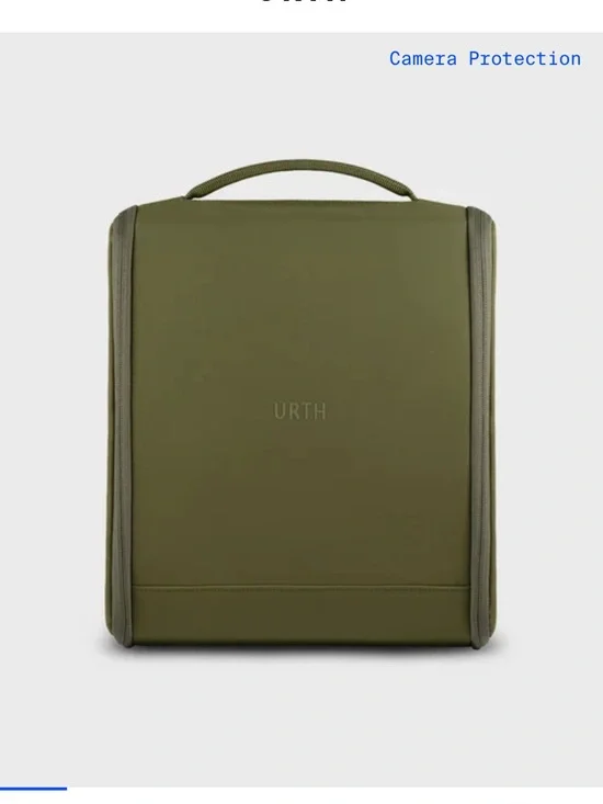 Urth Norite Camera Bag/Insert, Mid-Size, 11.3L, Moss, Like New!