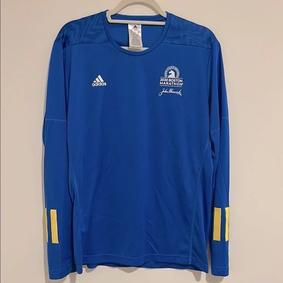 Adidas Boston Marathon Long Sleeve Jersey Shirt