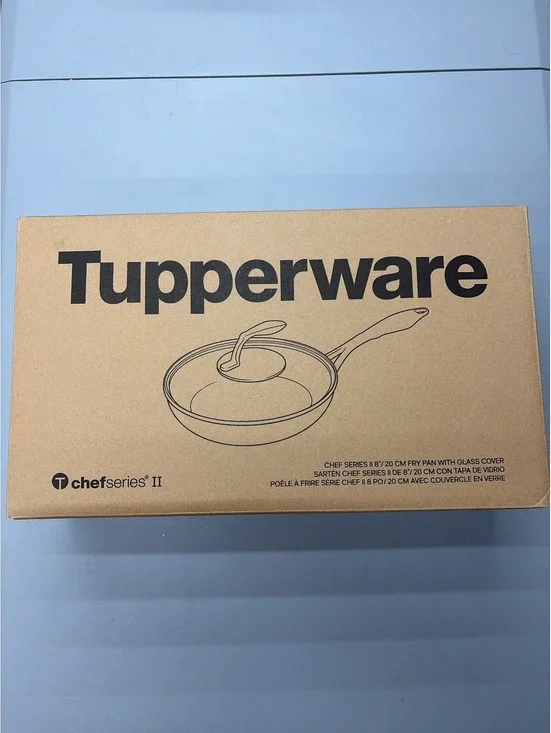 NEW Tupperware Chef Series II Frypan with Glass Cover | 8 in / 20 cm