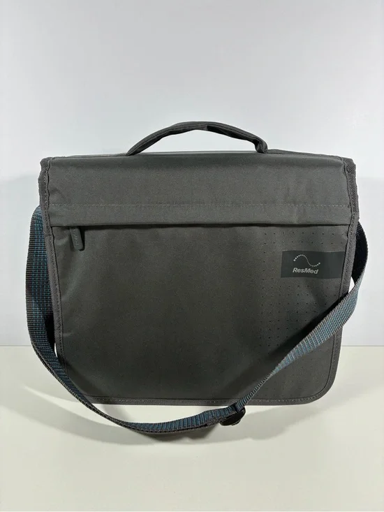 ResMed CPAP AirCurve 10 Travel Tote Bag Shoulder Carrying Case ONLY Gray 13x11x4