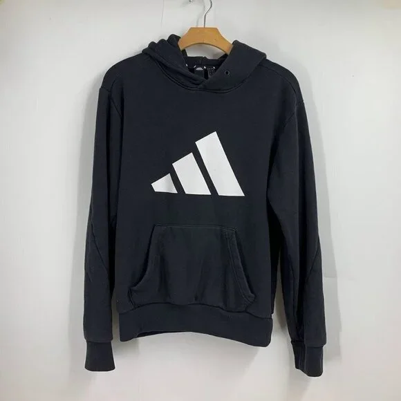 Adidas Men's Future Icons Classic Logo Graphic Long Sleeve‎ Hoodie Size S