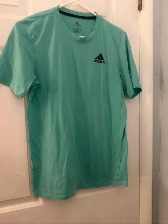 Adidas AEROREADY Primegreen Men’s Small Aqua Performance T-Shirt