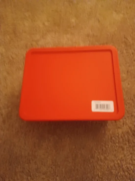 Pyrex Cooking Dish Clear Bottom And Red Top
