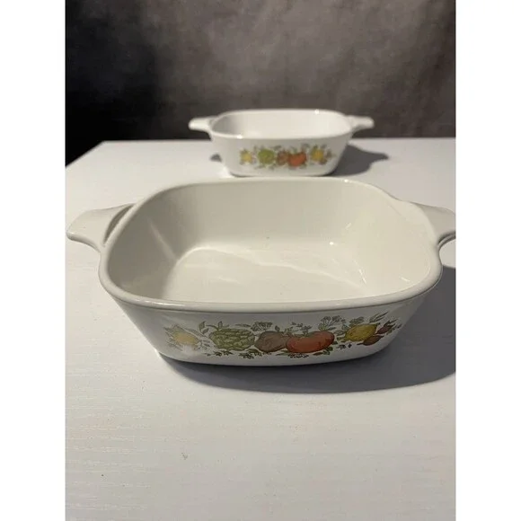 Vintage Corning Ware Spice O' Life P-41-B Petite Pan (Set of 2)