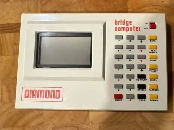 Vintage‎ Diamond Bridge Computer Electronic Handheld Game