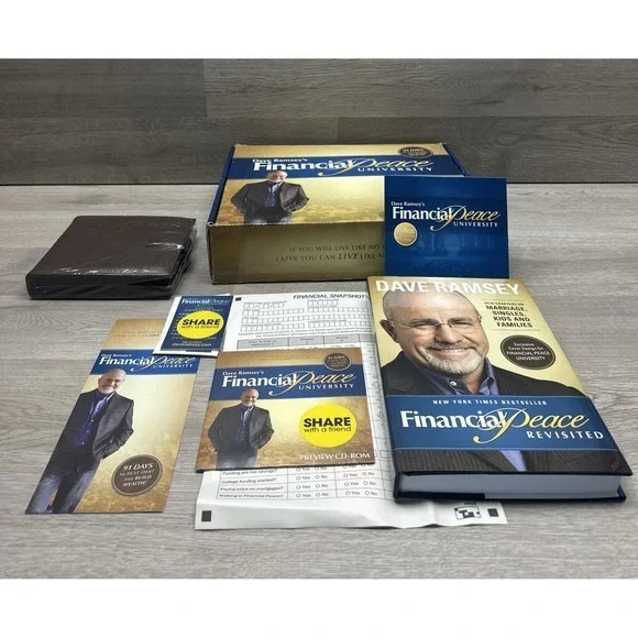 Dave Ramsey's Financial Peace University Membership Kit Course Box. New-Open Box