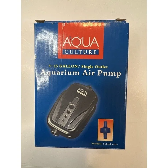 Aqua Culture 5 to‎ 15 Gallon Single Outlet Aquarium Air Pump