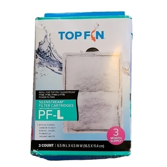 Top Fin Silenstream PF-L Refill for PF20, PF30, PF40 & PF75 Power Filters