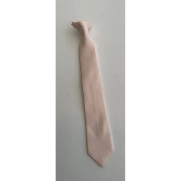 Vesuvio Napoli Pink Boys Clip On Tie Made in Italy