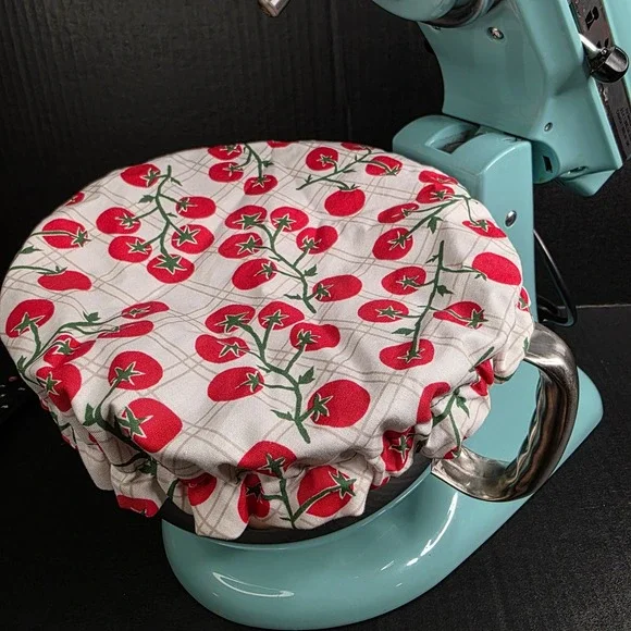 Tomato Vines Green Dragonflies KitchenAid Mixer‎ Mixing Bowl Cover Baking
